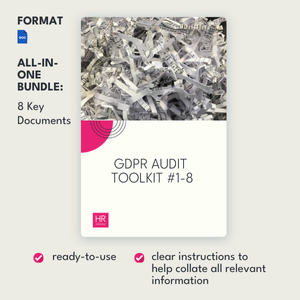 GDPR Audit Toolkit - Free HR Documents #1 to #8
