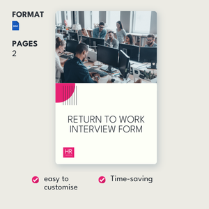 Return to Work Interview Form